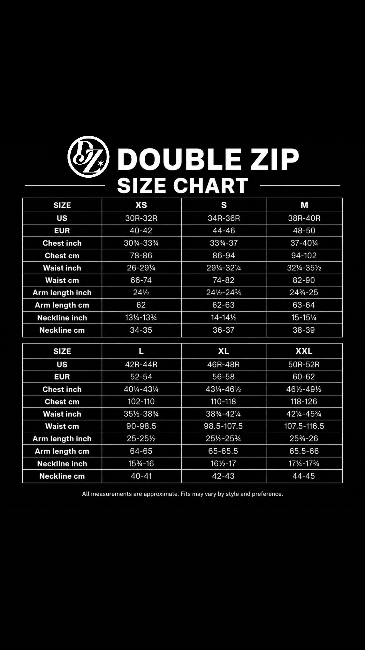 DZ DOUBLE ZIP